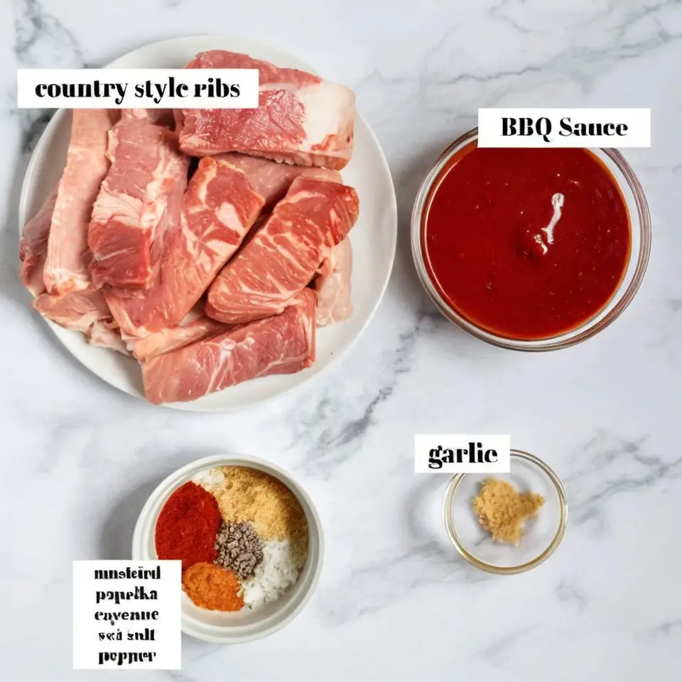 slow cooker bbq country style ribs INGREDIENTS