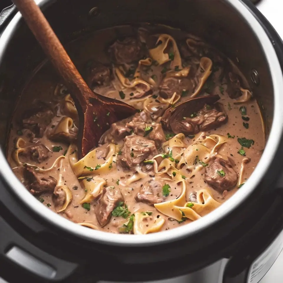 Best Easy Instant Pot Beef Stroganoff Recipe