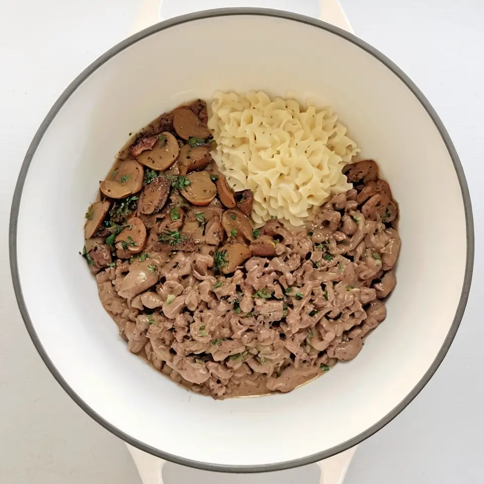 dairy free beef stroganoff