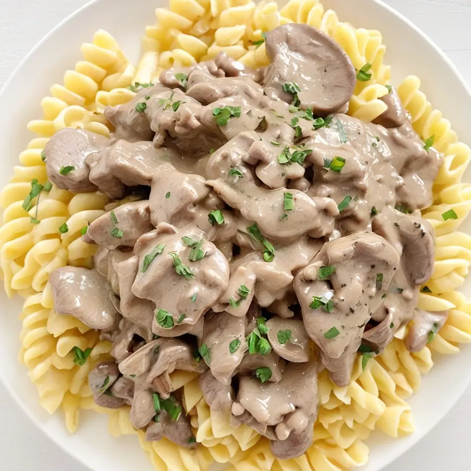dairy free beef stroganoff